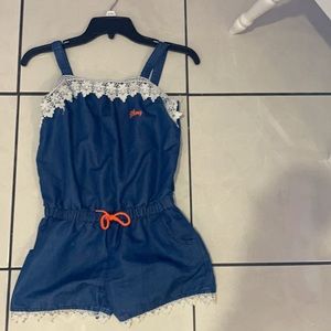 Girl/Kids DKNY Jean romper